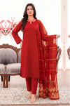 3PC UNSTITCHED JACQUARD LAWN