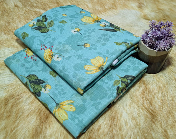 2Pc Printed Doria Lawn