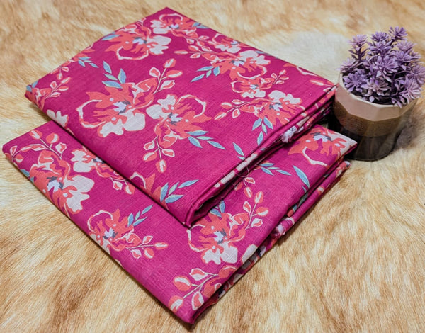 2Pc Printed Doria Lawn