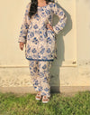 Blue Bloom - 2PC Prined Lawn