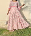 Pink Rose - 2Pc Printed Lawn