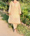 Green Rose - 2Pc Printed Lawn