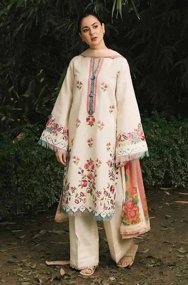 3PC LAWN EMBROIDERY SUIT